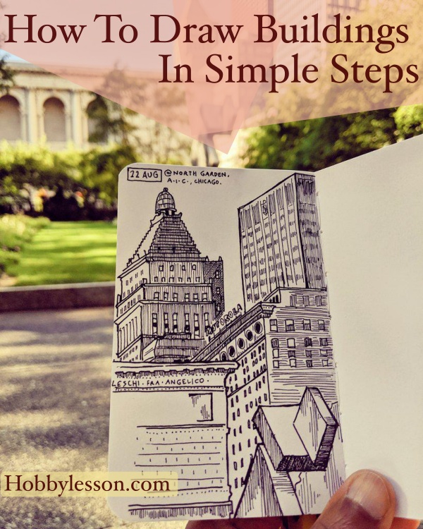 How To Draw Buildings In Simple Steps