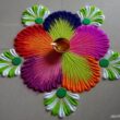 Positive Pooja Rangoli Art Design Patterns