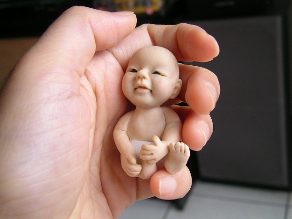 Tiny Baby Sculptures