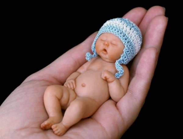 Tiny Baby Sculptures