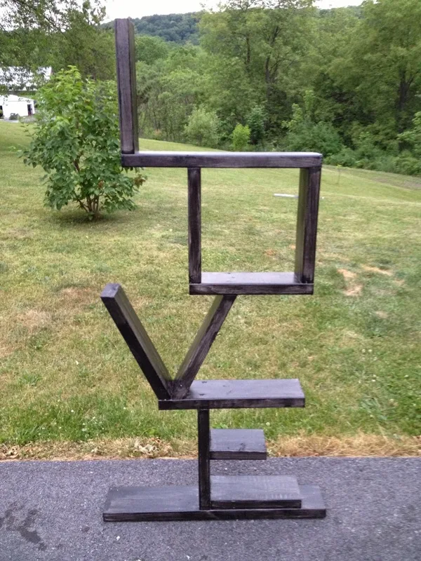 How to Make a DIY Love Shelf 7