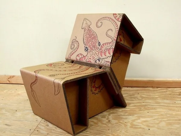 30 Realistic Cardboard Furniture Ideas 17