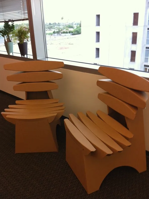 30 Realistic Cardboard Furniture Ideas 24