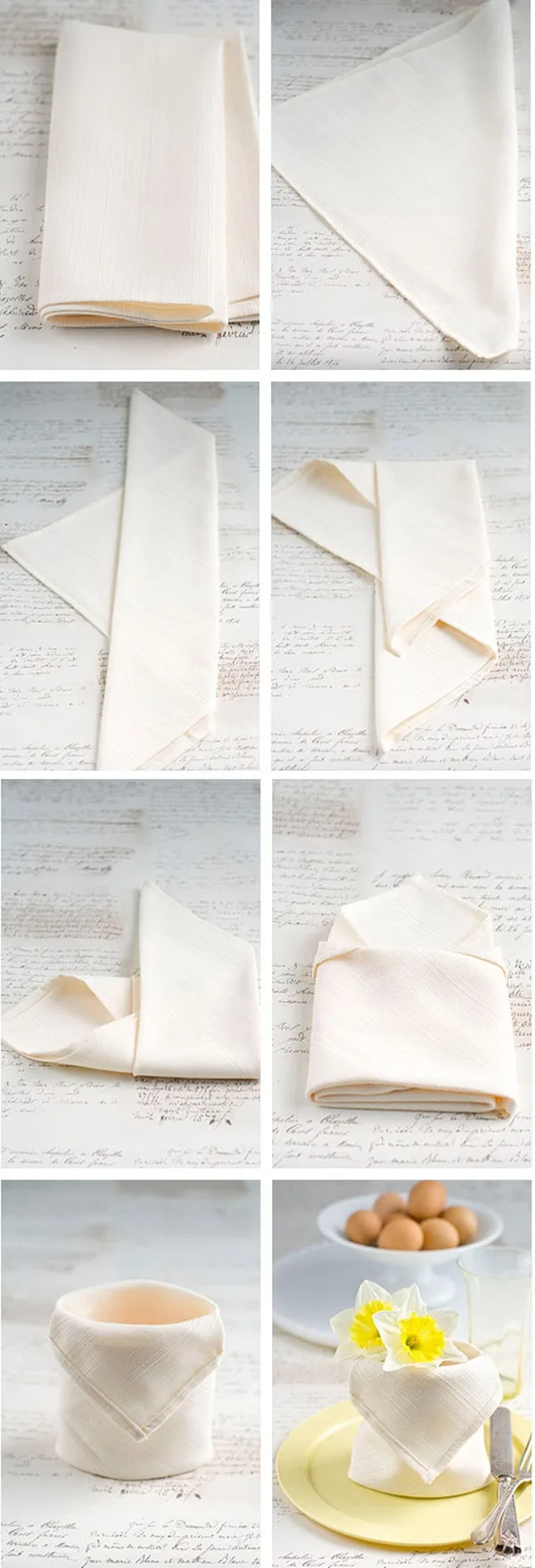 30 Creative Napkin Folding Ideas 8