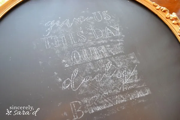 DIY Perfect Chalkboard Lettering 5