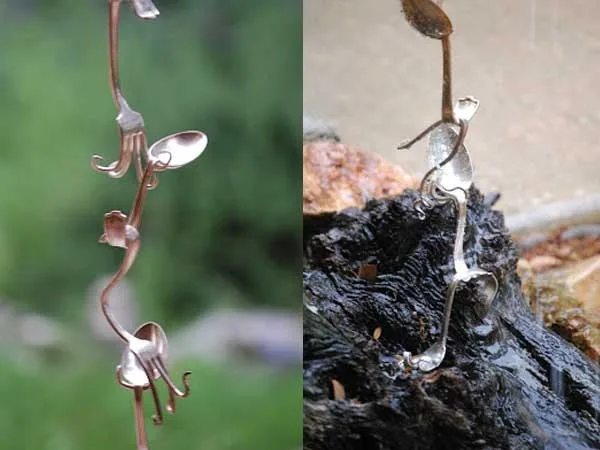 30 Decorative Rain Chain Ideas for Outdoors 20