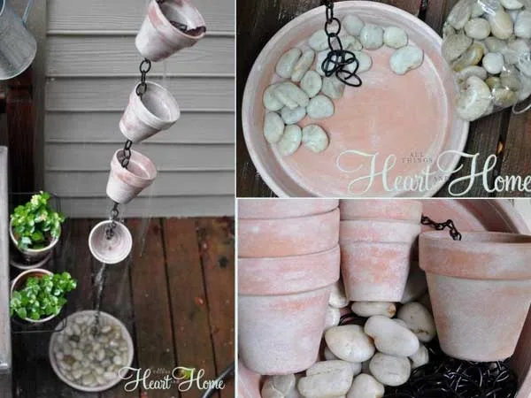 30 Decorative Rain Chain Ideas for Outdoors 21