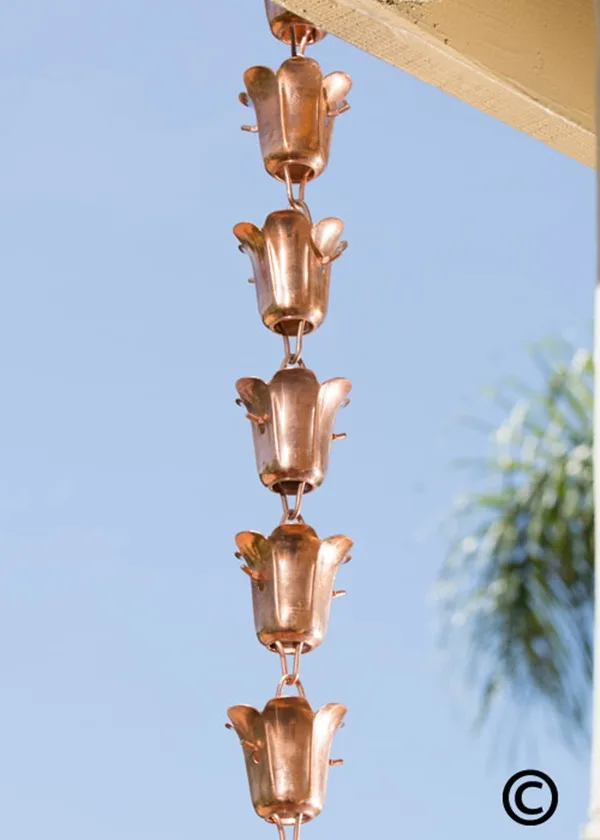 30 Decorative Rain Chain Ideas for Outdoors 4