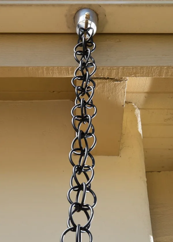 30 Decorative Rain Chain Ideas for Outdoors 9