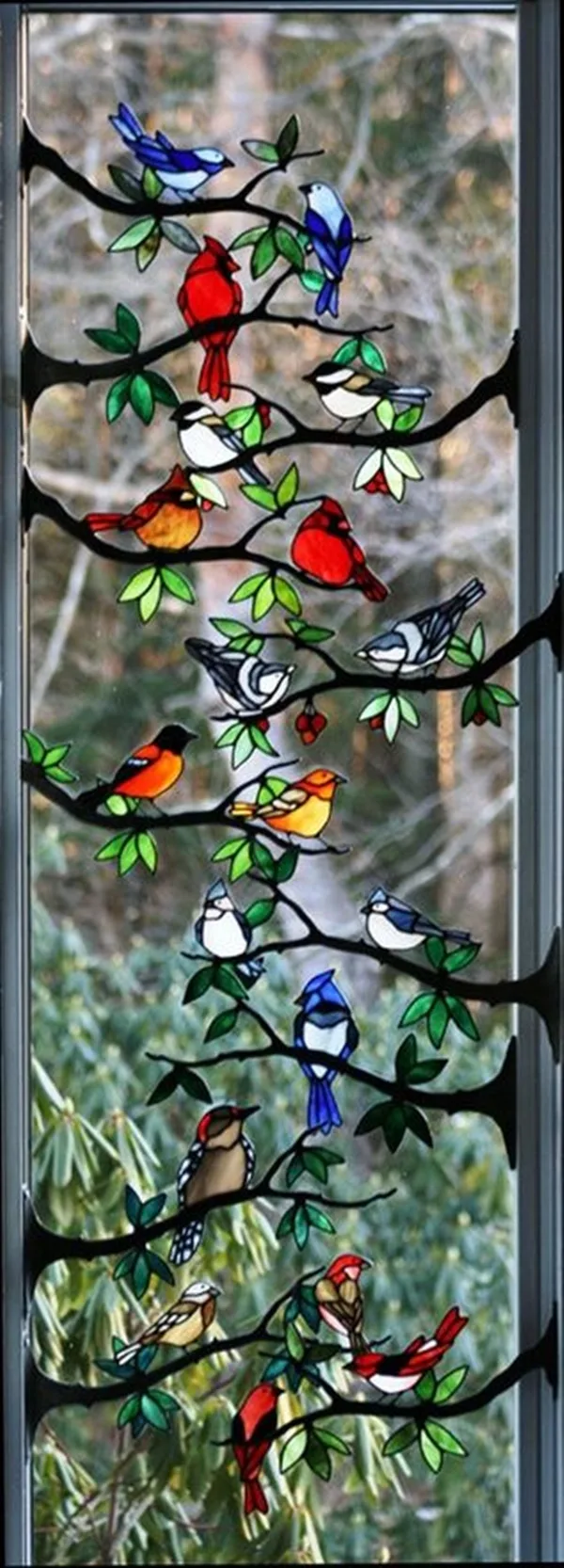 30 Window Glass Painting Ideas for Beginners 12