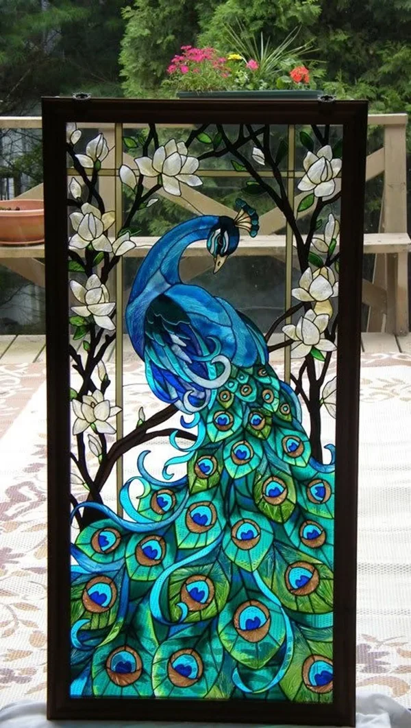 30 Window Glass Painting Ideas for Beginners 15