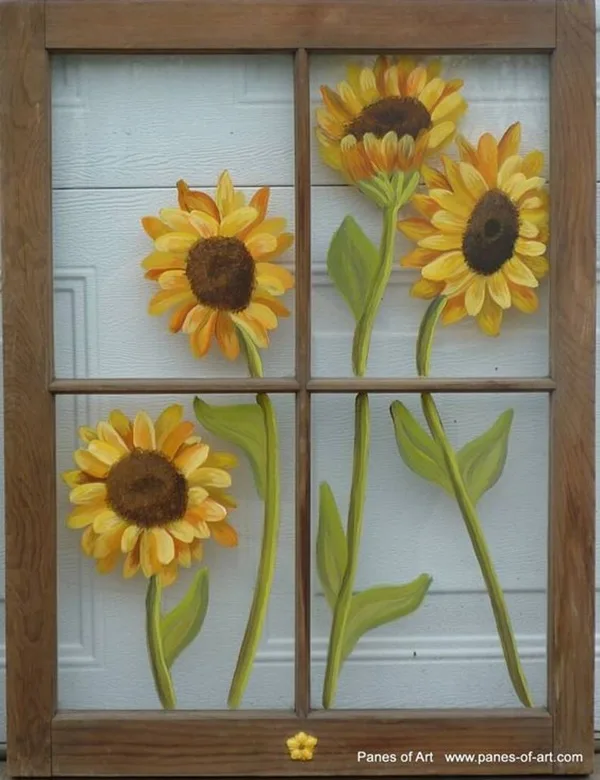 30 Window Glass Painting Ideas for Beginners 27