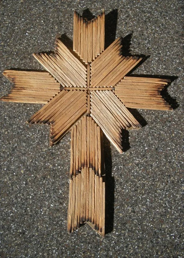 35 Experimental Matchstick Art Ideas 26