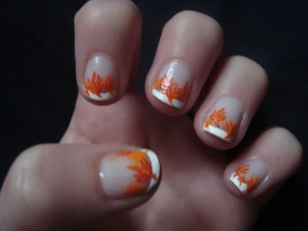 40 Easy and Attractive Fall Nail Art Ideas 22