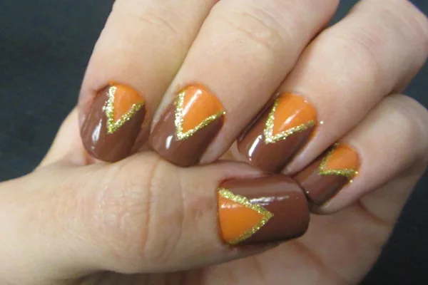 40 Easy and Attractive Fall Nail Art Ideas 29