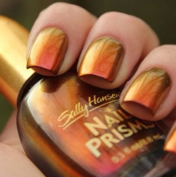 40 Easy and Attractive Fall Nail Art Ideas 33
