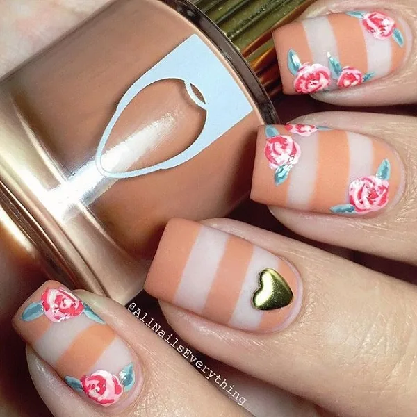 40 Easy and Attractive Fall Nail Art Ideas 4