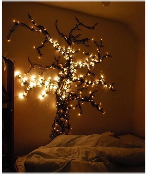 DIY String Light Decoration Ideas