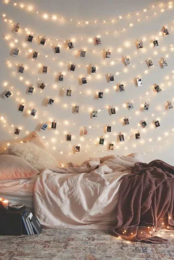 DIY String Light Decoration Ideas