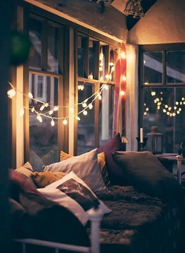 DIY String Light Decoration Ideas