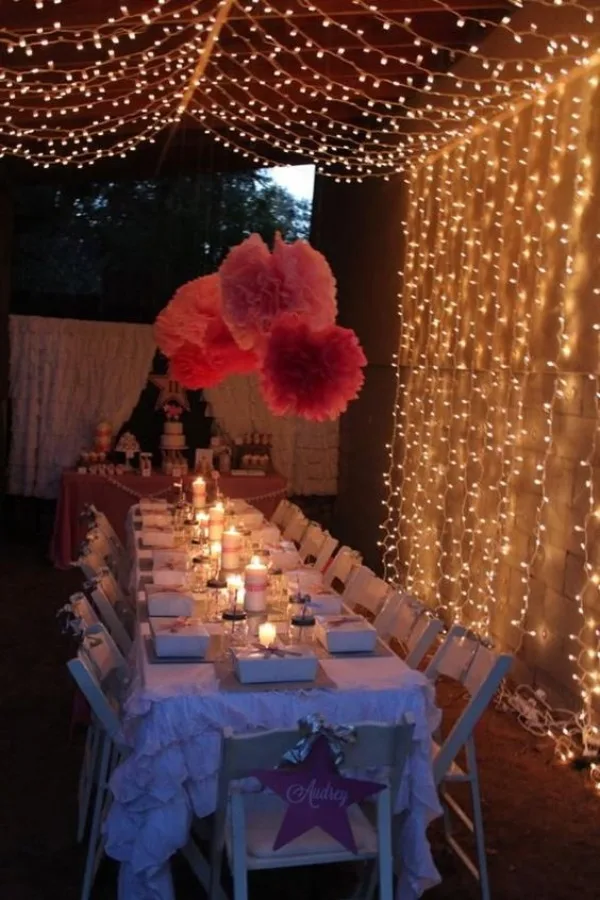 DIY String Light Decoration Ideas