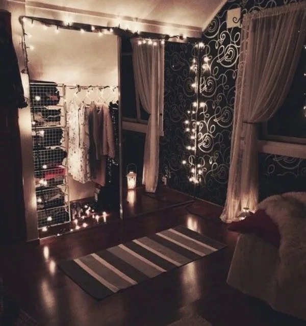 DIY String Light Decoration Ideas