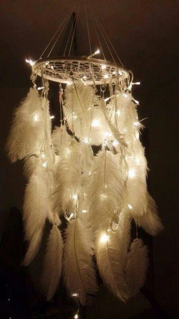 DIY String Light Decoration Ideas