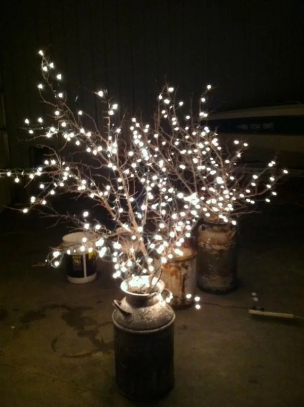DIY String Light Decoration Ideas