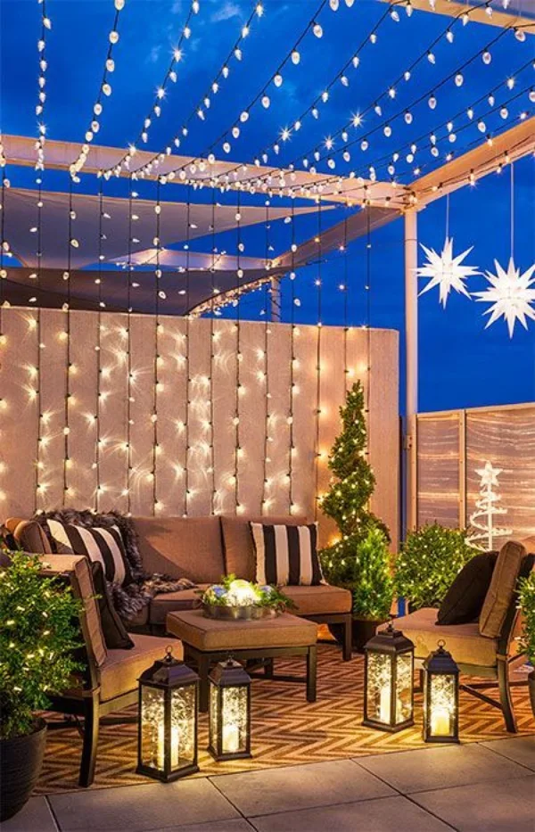 DIY String Light Decoration Ideas