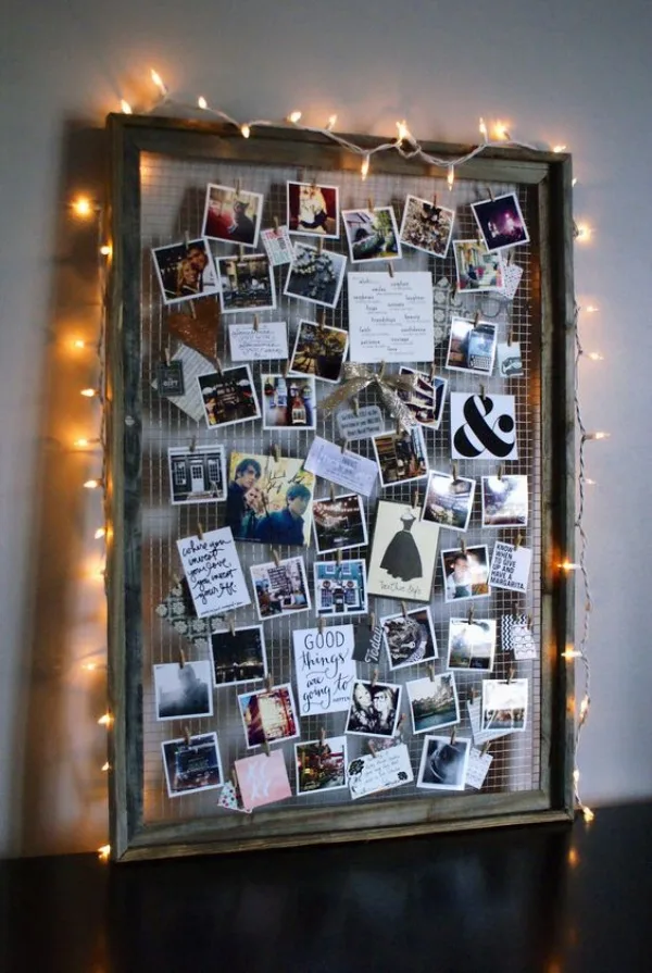 DIY String Light Decoration Ideas