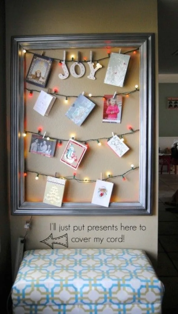 DIY String Light Decoration Ideas