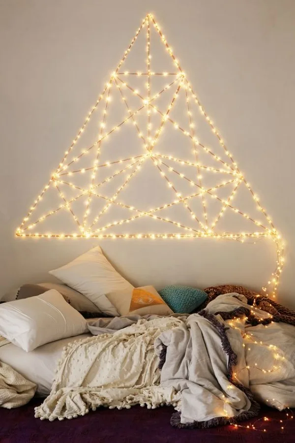 DIY String Light Decoration Ideas