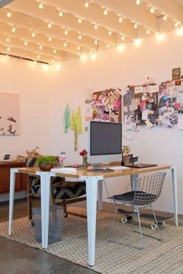 DIY String Light Decoration Ideas