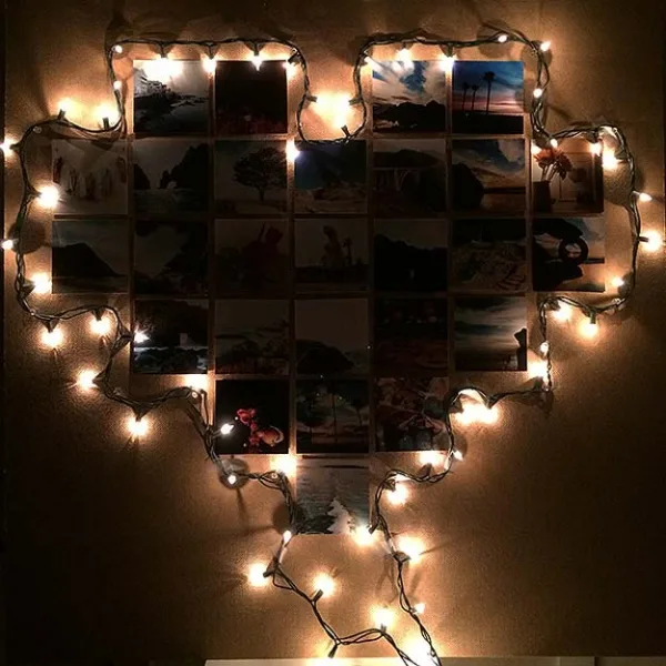 DIY String Light Decoration Ideas