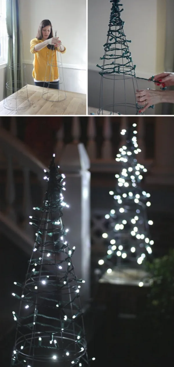 DIY String Light Decoration Ideas
