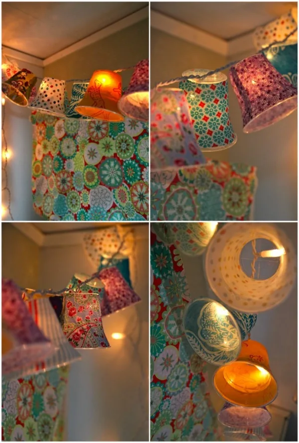 DIY String Light Decoration Ideas