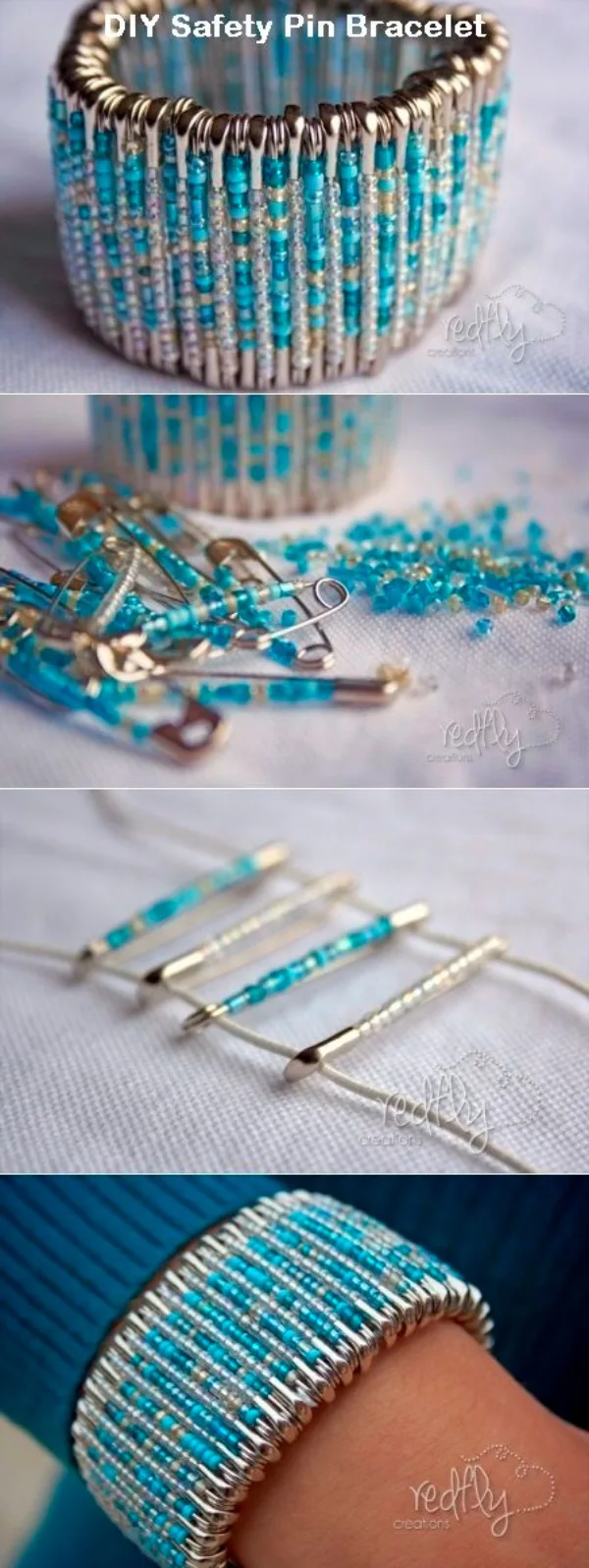 Make Your Own DIY Safety Pin Jewelry Ideas