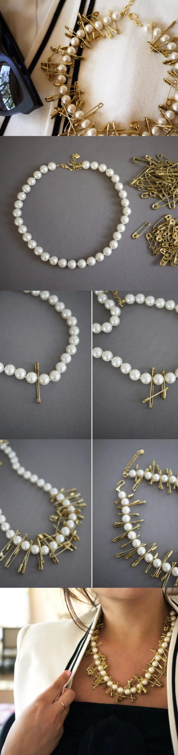 Make Your Own DIY Safety Pin Jewelry Ideas