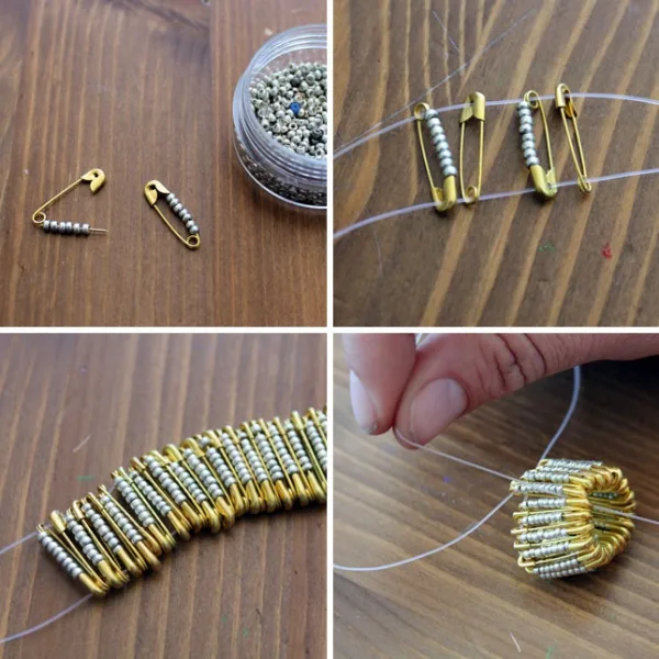 Make Your Own DIY Safety Pin Jewelry Ideas