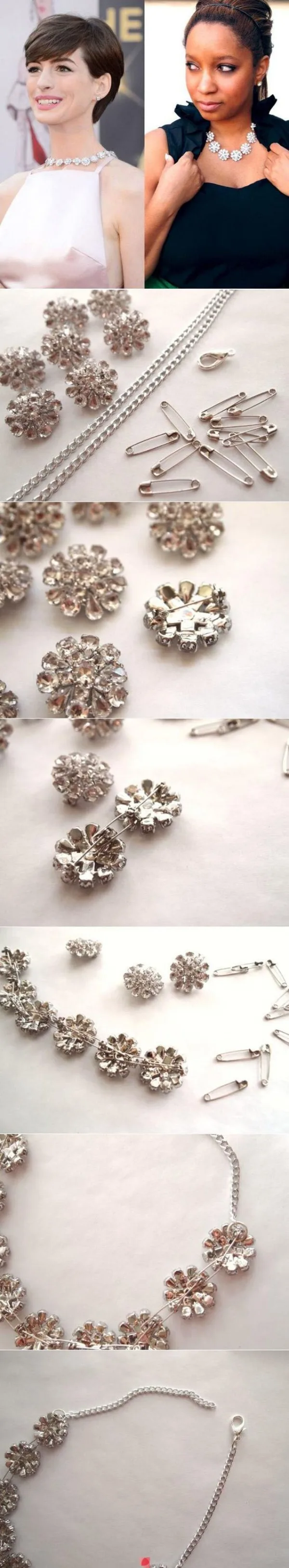 Make Your Own DIY Safety Pin Jewelry Ideas