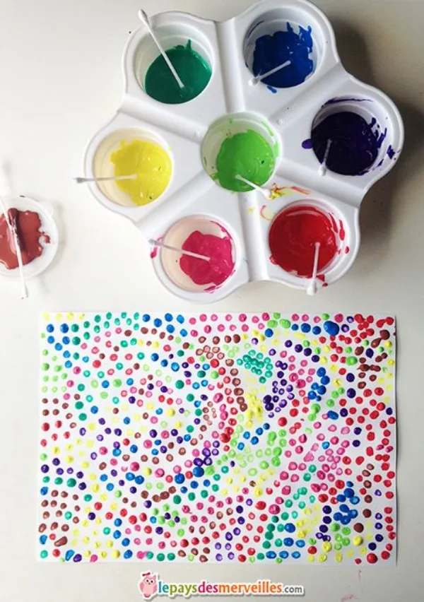 Easy Dabbing Art Examples