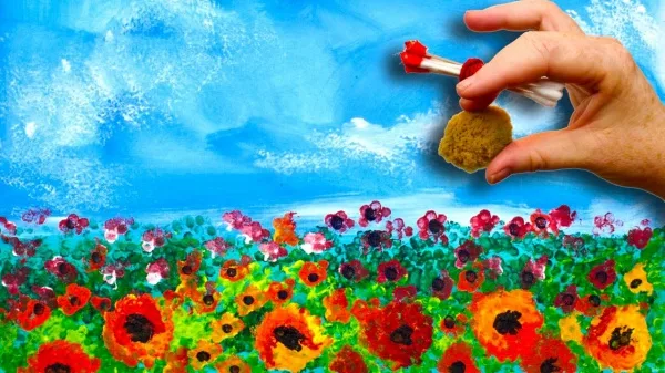 Easy Dabbing Art Examples