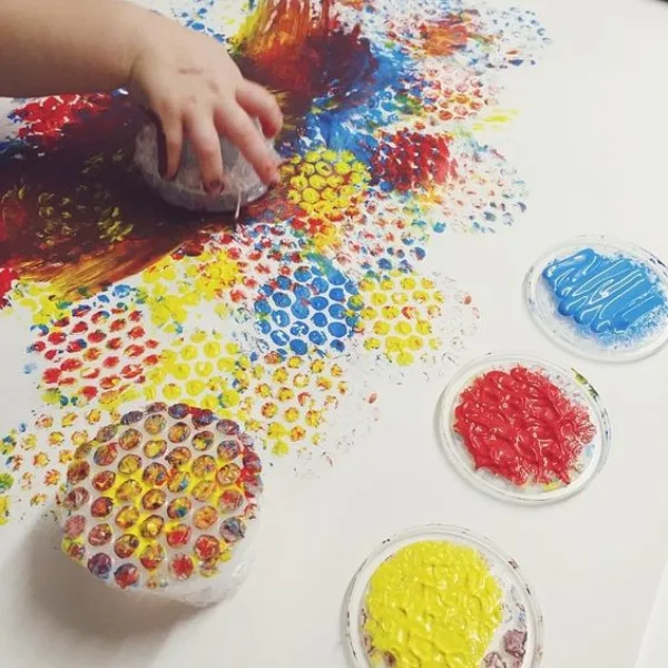 Easy Dabbing Art Examples