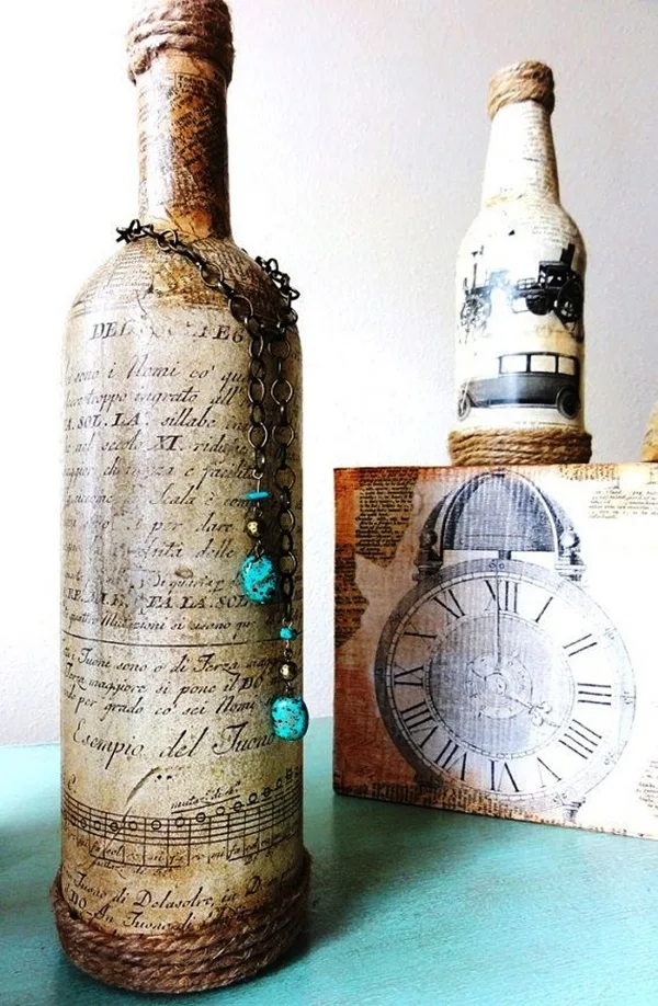 DIY Wine Bottle Painting Ideas for Home Décor