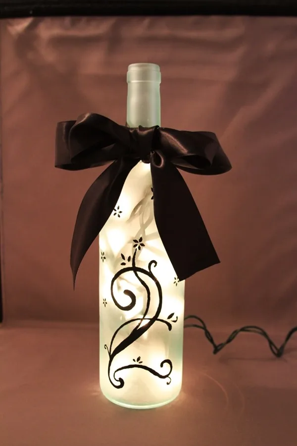 DIY Wine Bottle Painting Ideas for Home Décor