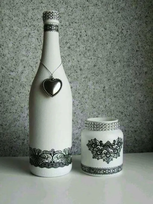 DIY Wine Bottle Painting Ideas for Home Décor