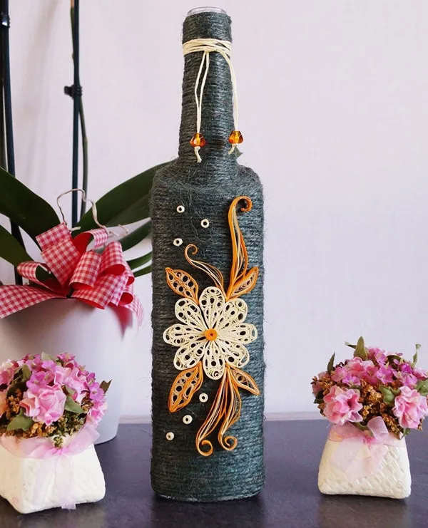DIY Wine Bottle Painting Ideas for Home Décor