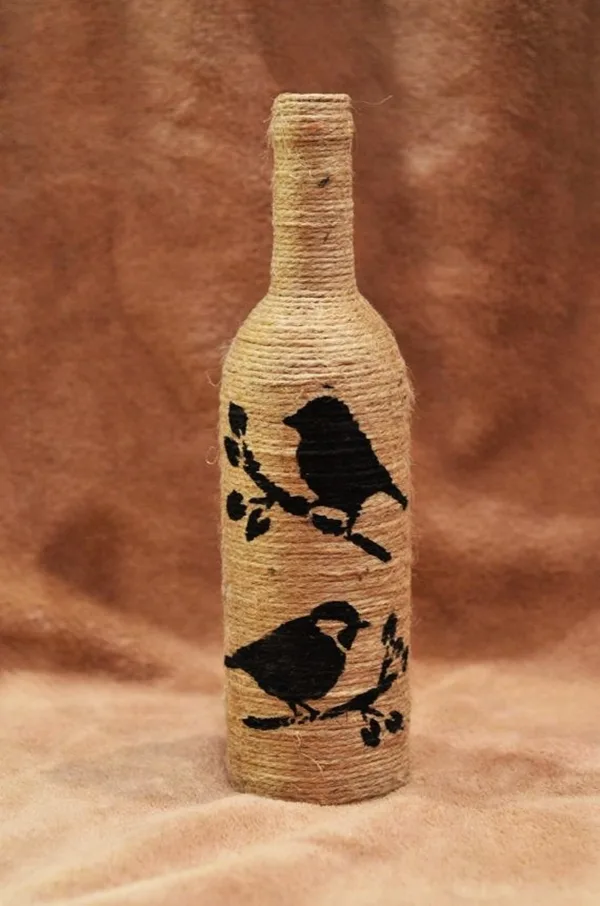 DIY Wine Bottle Painting Ideas for Home Décor