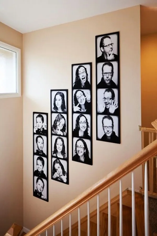 Lovely Family Picture Wall Examples
