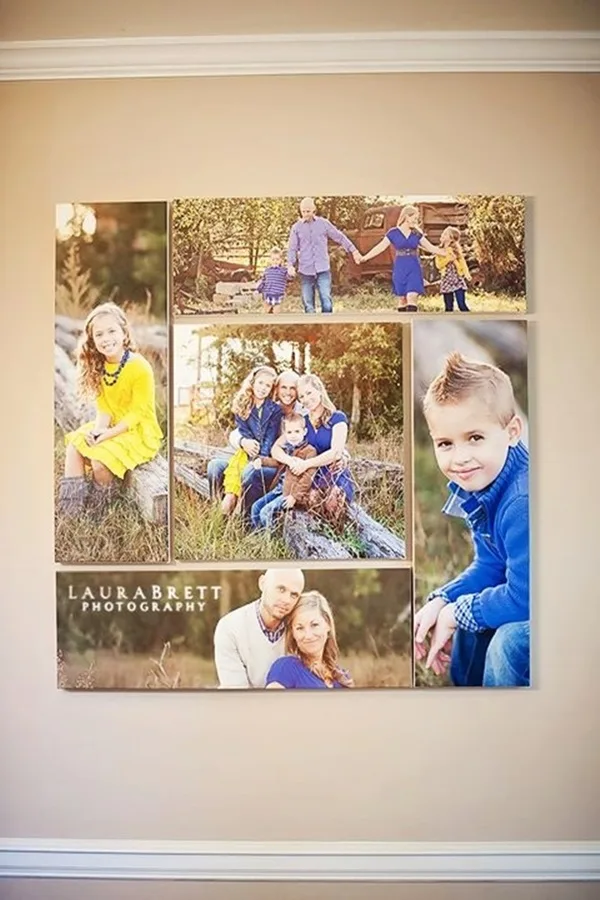 Lovely Family Picture Wall Examples